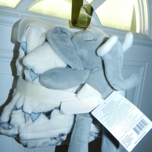 Hudson Baby Infant Elephant Gift Set Toy & Matching Baby Blanket NEW/NWT! - Picture 11 of 11